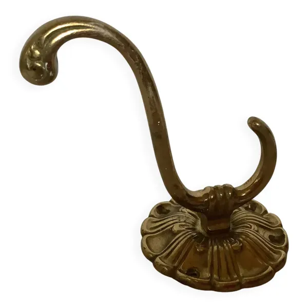 Double patére laiton