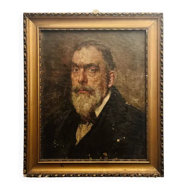 Portrait de 1916 signé par Jean Auguste Brunetton