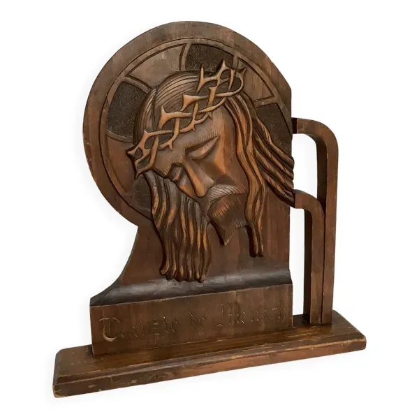 Christ bois sculpté 1945