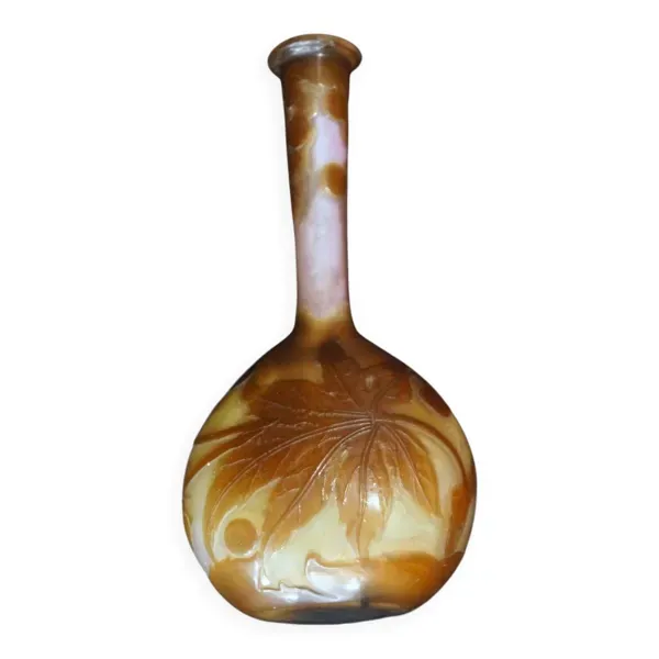 Vase Émile Gallé Art Nouveau vers 1895–1904