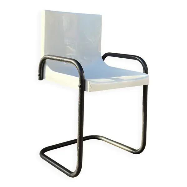 Chaise cantilever vintage (piètement luge)