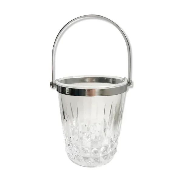 Seau à glace en cristal années 60-70