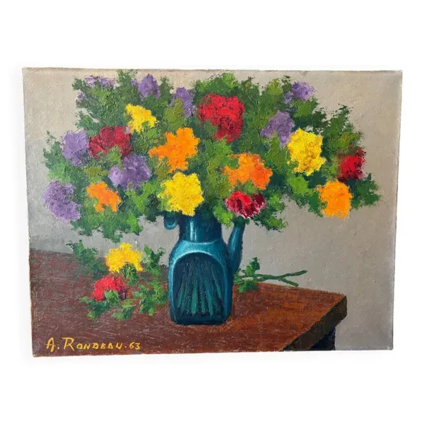 Nature morte signée Rondeau