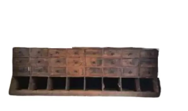 Meuble de métier de coutelier - 24 tiroirs