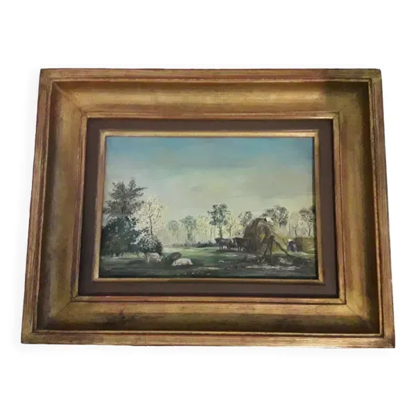 HSP École Française XIXème Siècle ''Les Moissons