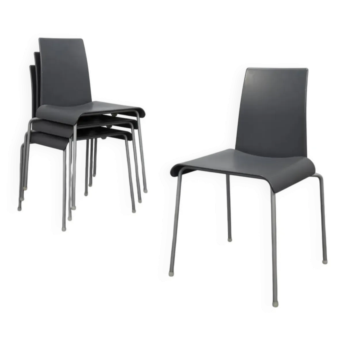 Lot de 4 chaises de salle à manger « Tama » B&B Italia, années 1990 (prix fixe)