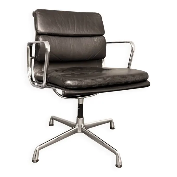 Fauteuils Soft Pad Alu EA 208 par Charles et Ray Eames pour Vitra, Allemagne, années 1970.
