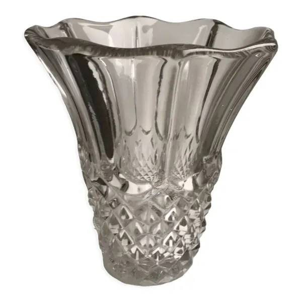 Vase en cristal années 30-40