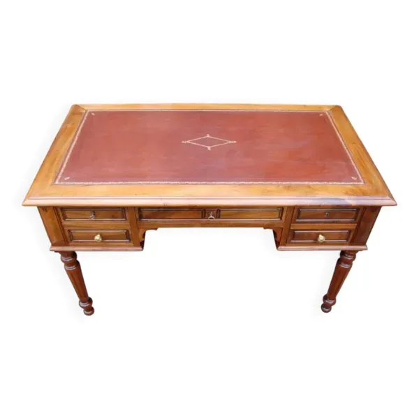 bureau d époque louis philippe en noyer du 19e siécle