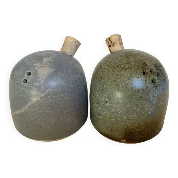 Sel et poivre céramique artisanale