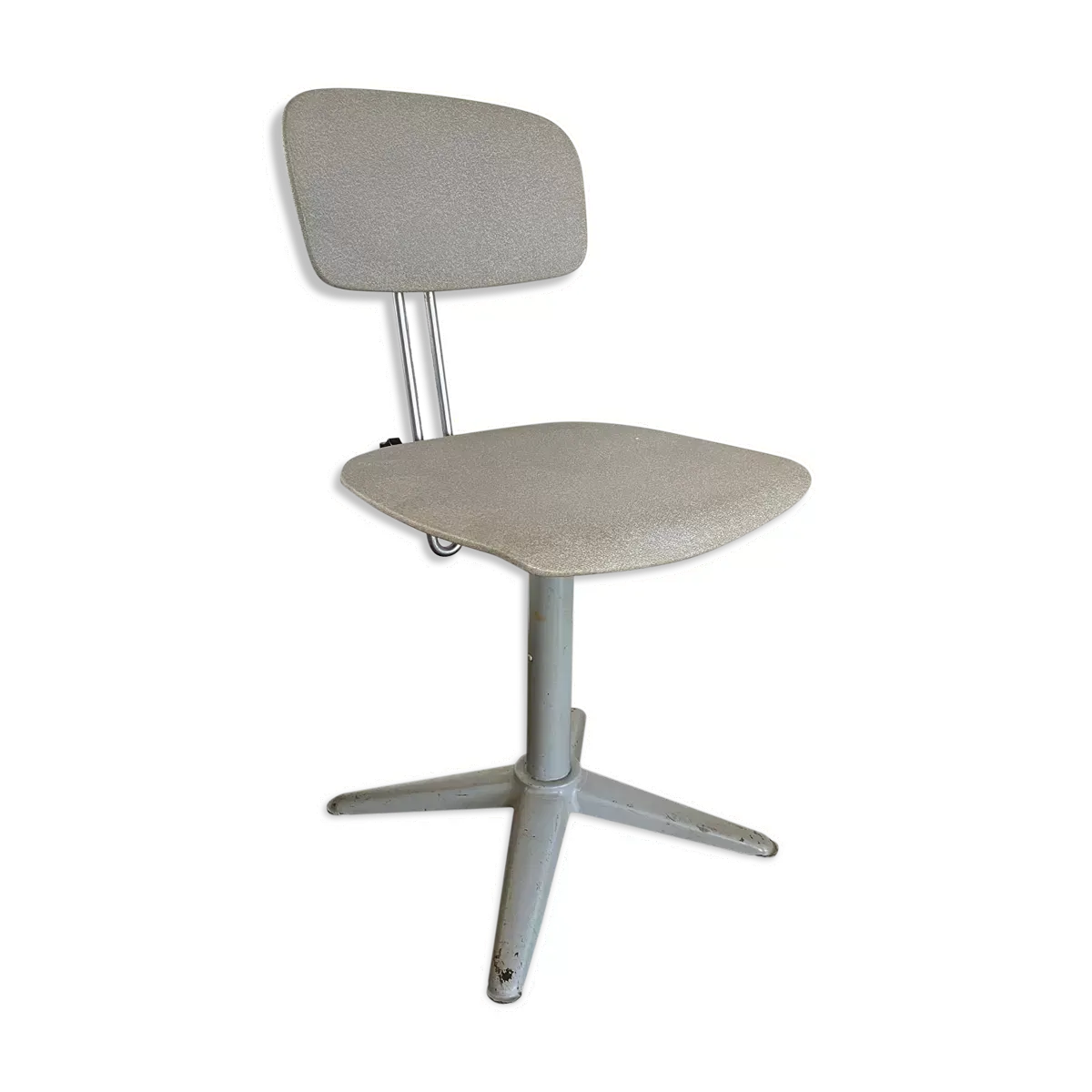 Chaise de bureau industrielle vintage, années 1950