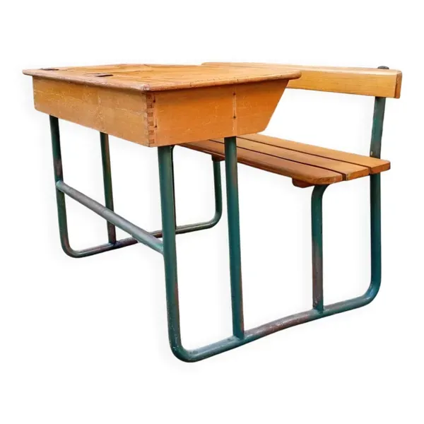Bureau écolier vintage