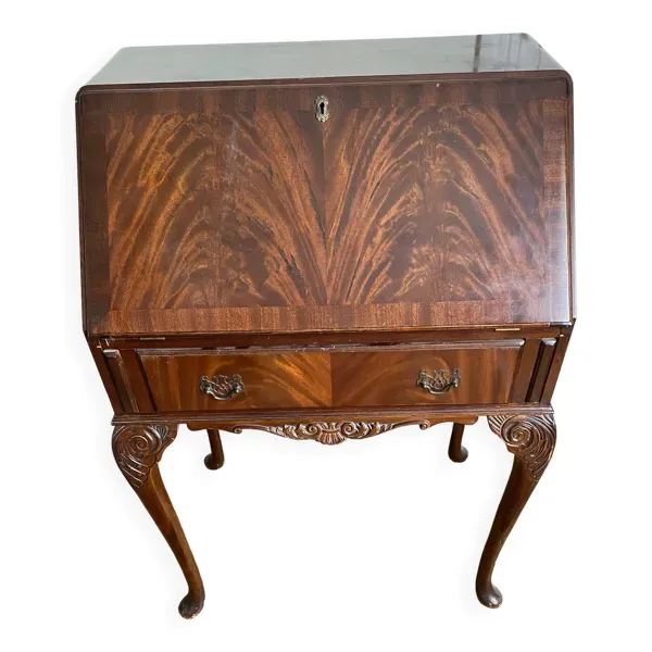 Bureau de pente XXeme en acajou