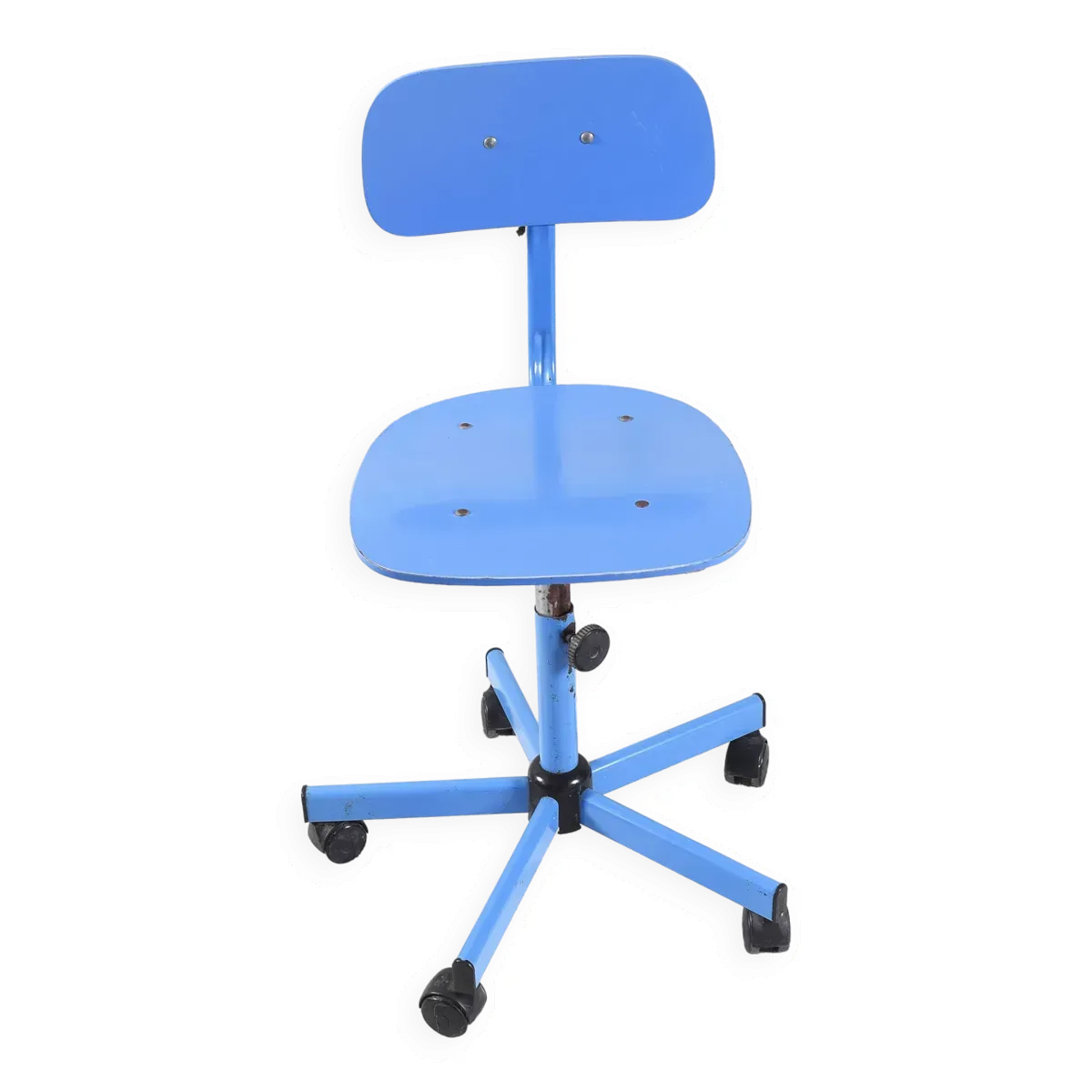 Chaise industrielle de bureau vintage