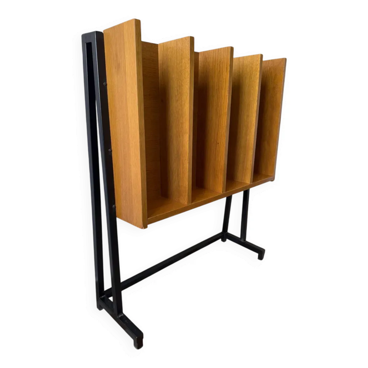 Bibliothèque présentoir vintage