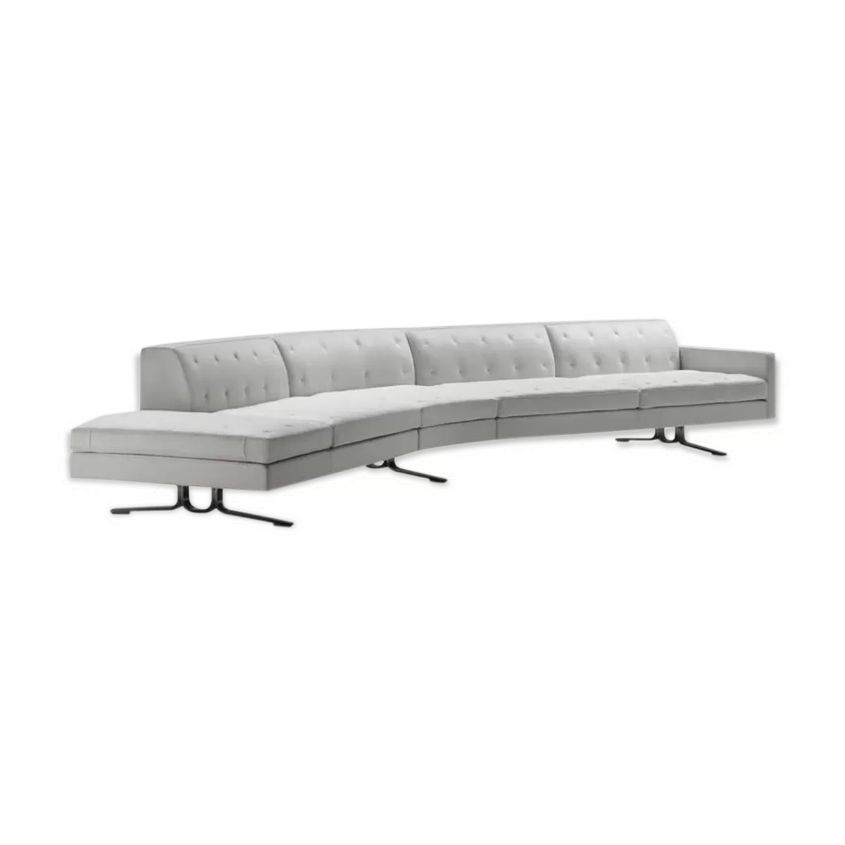 Canapé en cuir de Jean-Marie Massaud pour Poltrona Frau