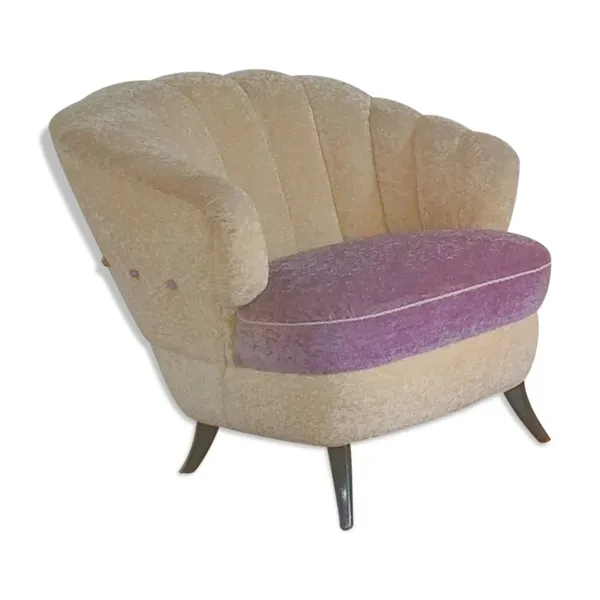 Fauteuil club arc années 50