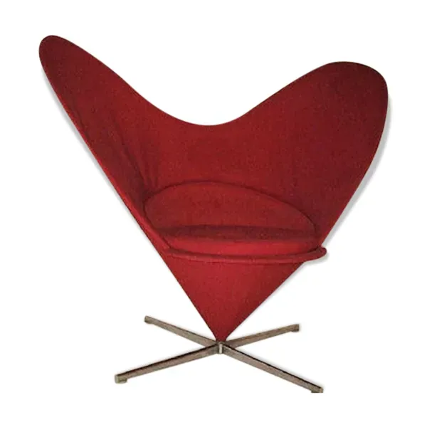 Fauteuil Heart Cone par Verner Panton pour Vitra