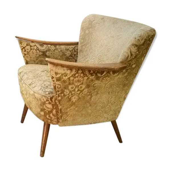 Fauteuil club années 50-60 danois vintage
