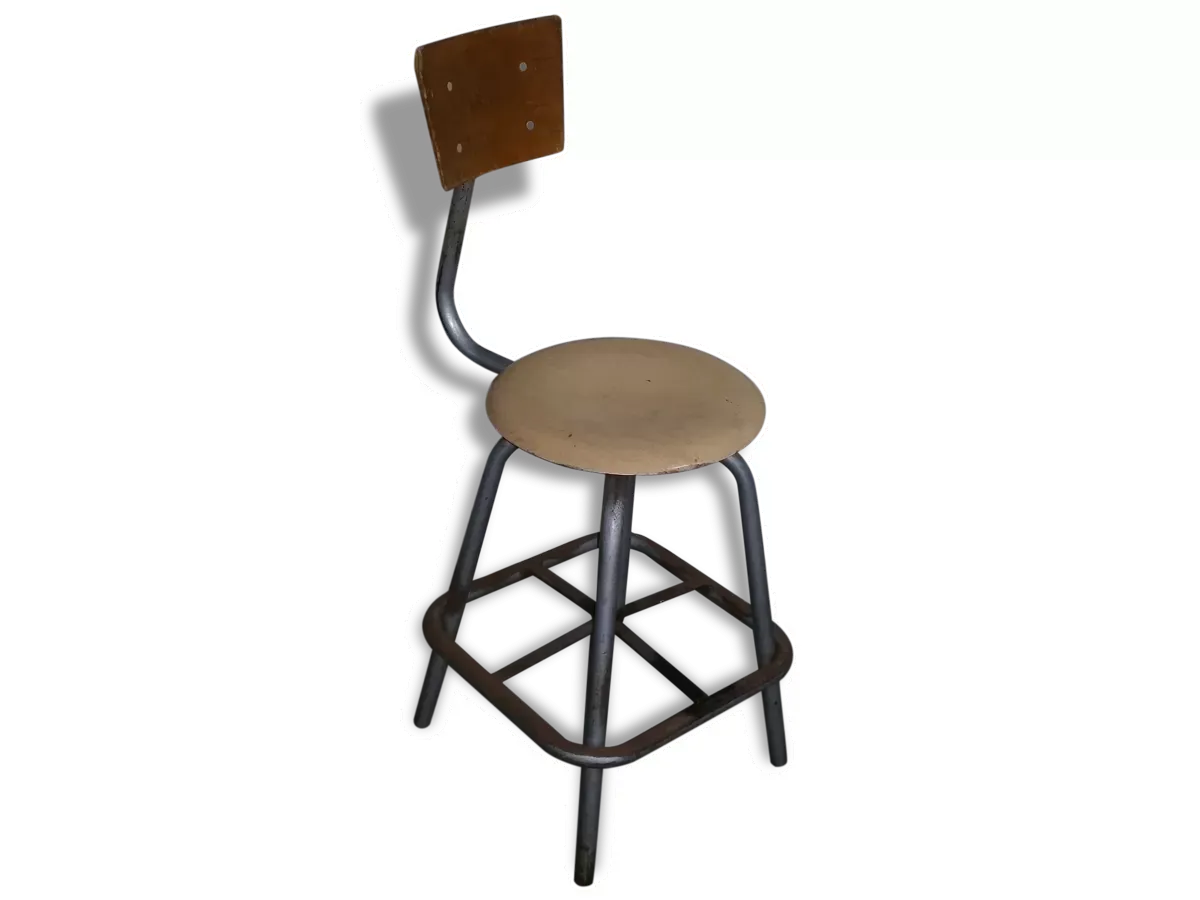 Tabouret usine queue de baleine