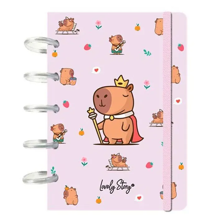Carnet Lovely Story Capibara Majesty A6