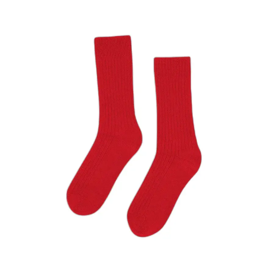 Chaussettes Colorful Standard Red Tangerine