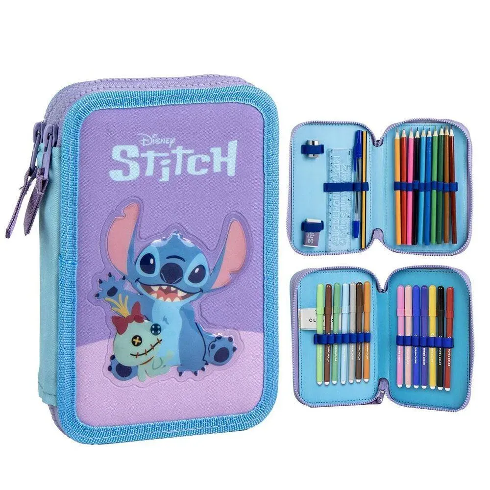 Trousse double Cerda Disney Stitch