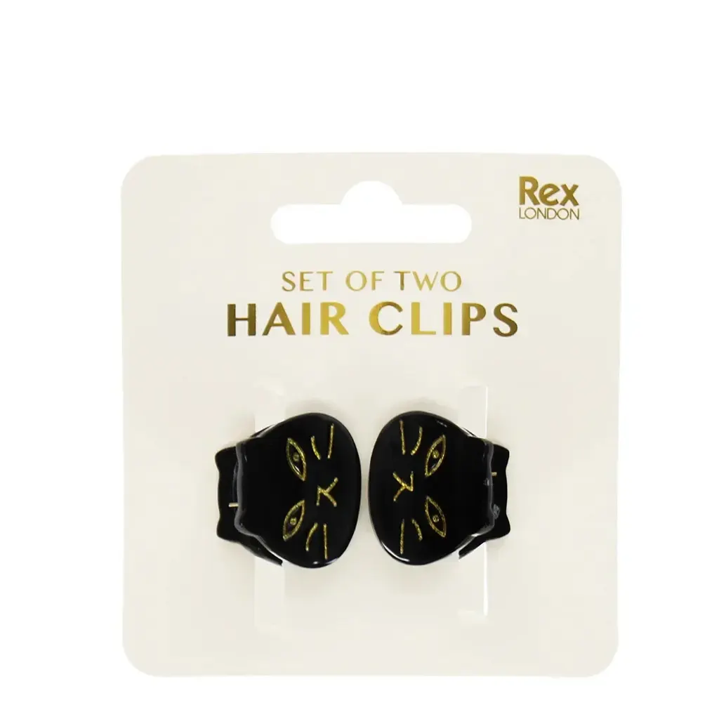 Mini pince à cheveux fille Rex London Cats (x2)