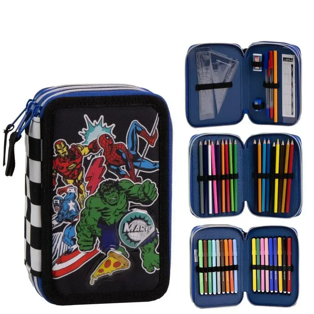 Trousse à crayons triple Cerda Marvel Avengers