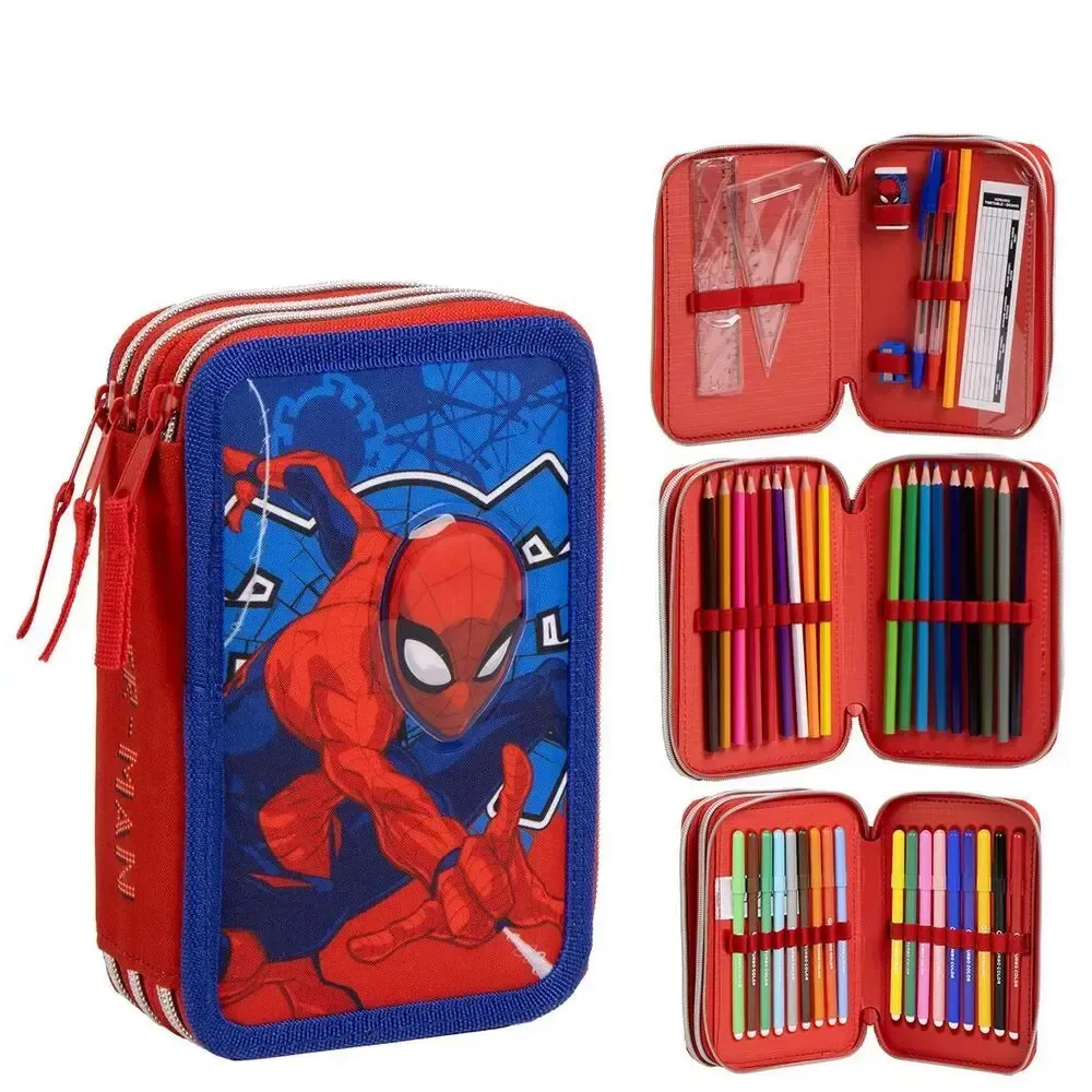 Trousse à crayons triple Cerda Marvel Spiderman