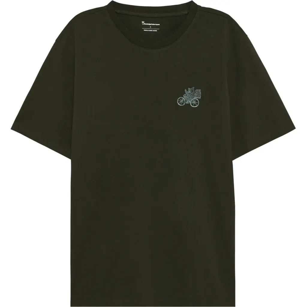 T-shirt brodé organique coton KnowledgeCotton Apparel