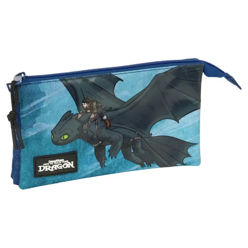Trousse à crayons triple case Safta How to Train Your Dragon