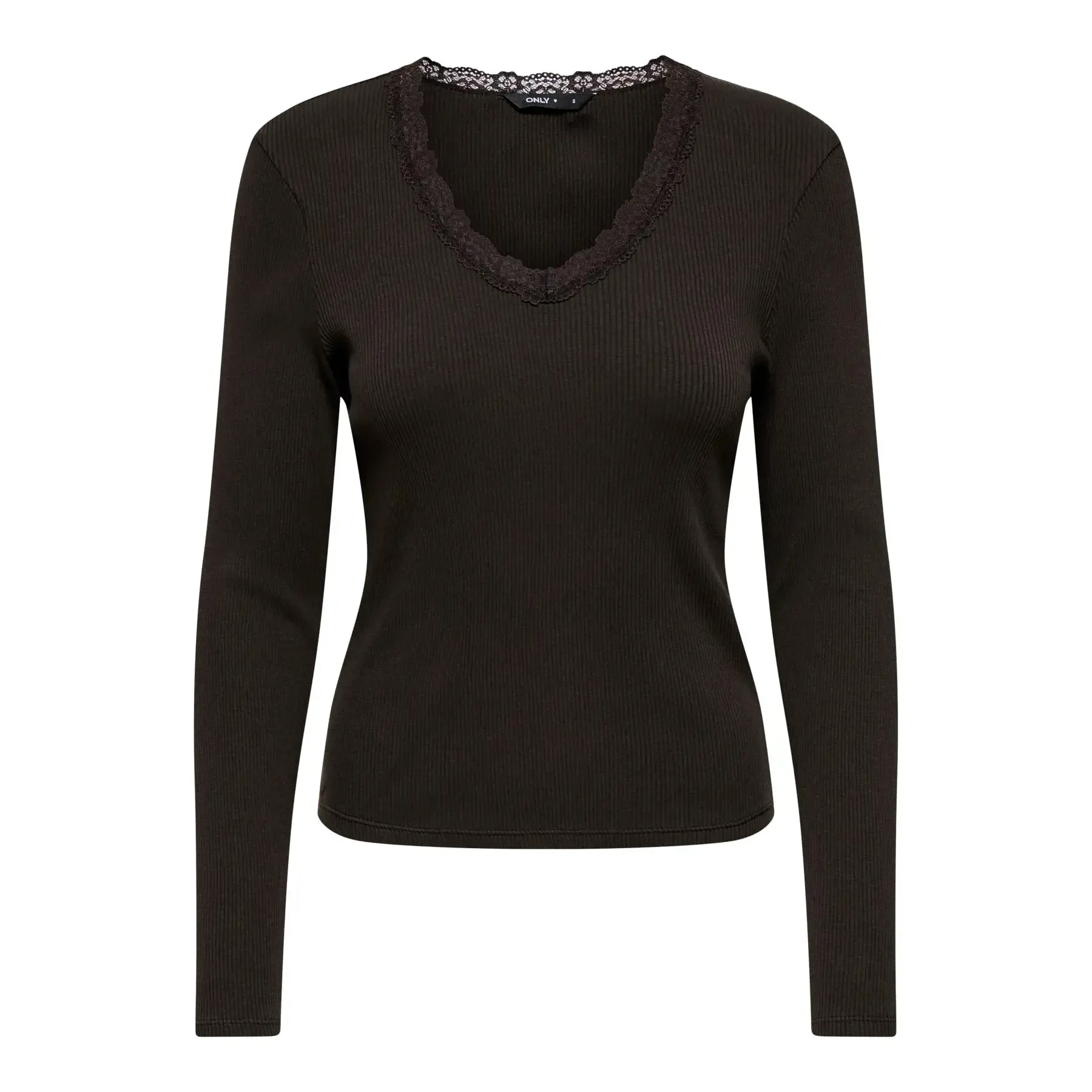 T-shirt détail en dentelle femme Only Sara