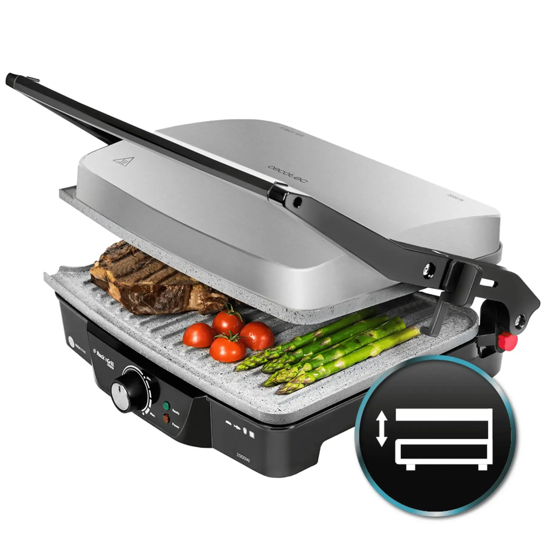 Grill Cecotec Rock'nGrill 2000