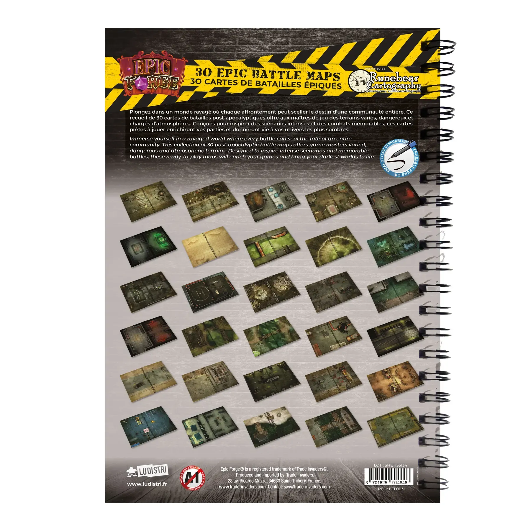 Livre plateau de jeu Trade Invaders Epic Forge