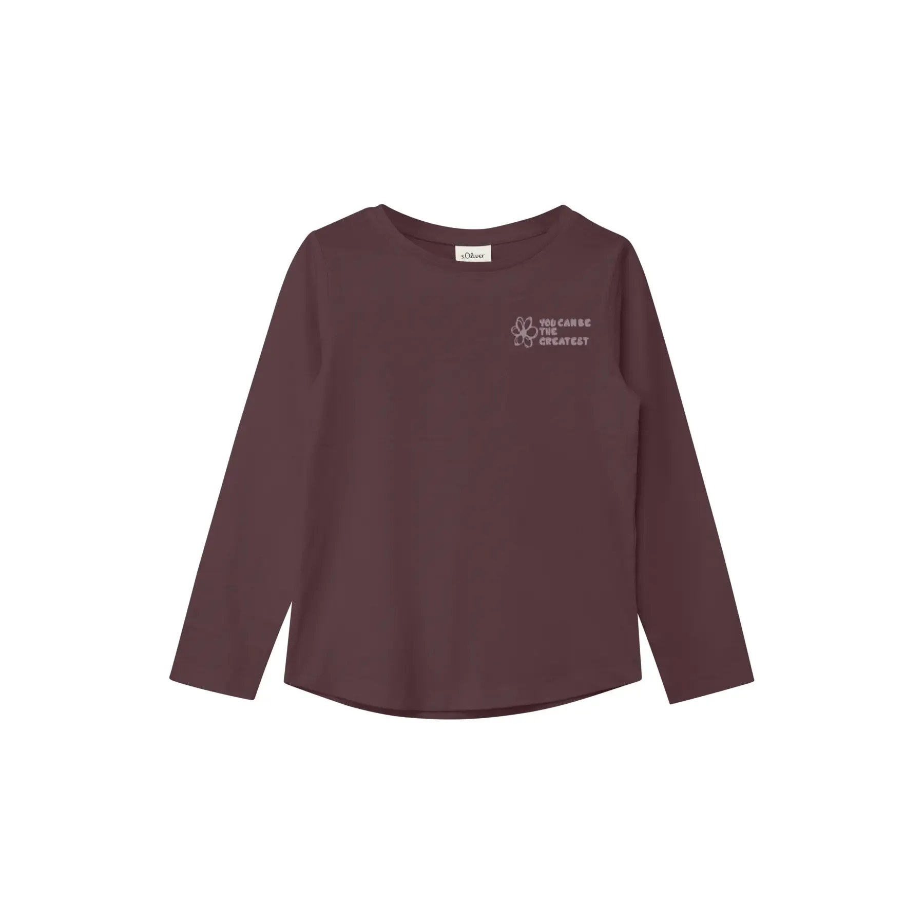 T-shirt à manches longues avec imprimé au dos fille s.Oliver