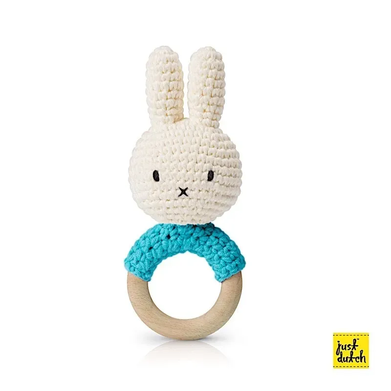Hochet Miffy Teether Eco-Cotton Just Dutch