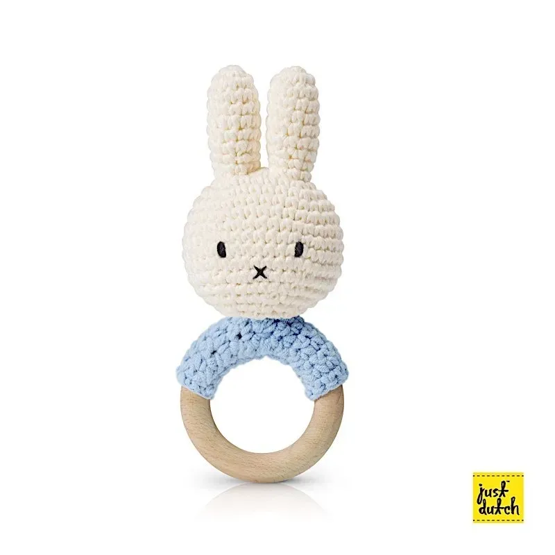 Hochet Miffy Teether Eco-Cotton Just Dutch