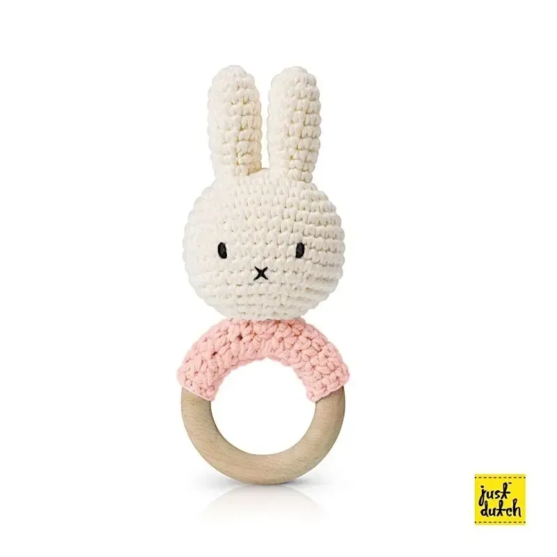Hochet Miffy Teether Eco-Cotton Just Dutch