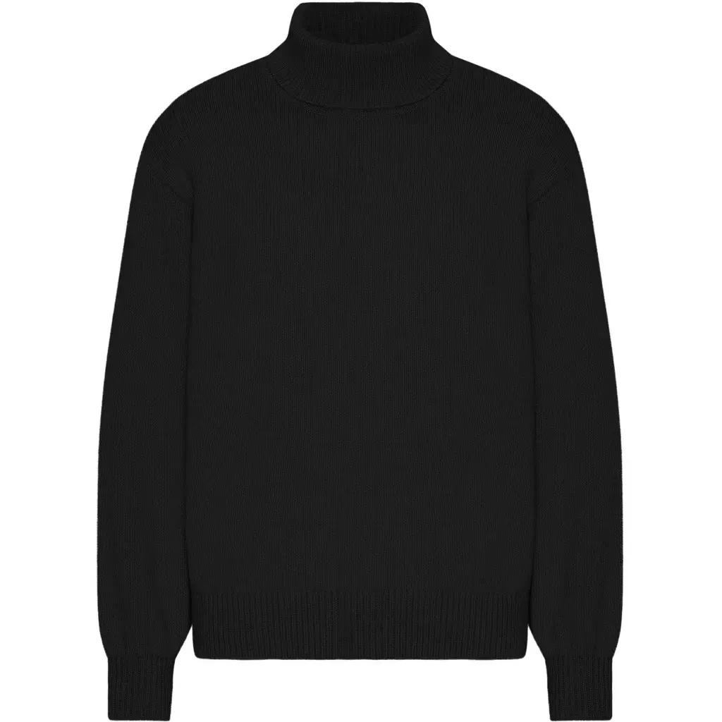 Pull Col roulé Colorful Standard Deep Black