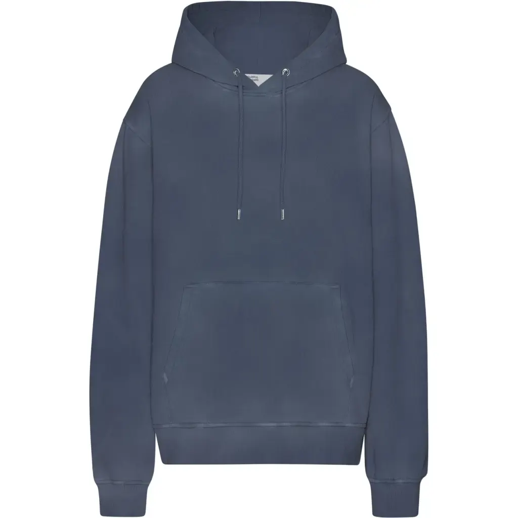 Sweatshirt à capuche Colorful Standard Classic Organic Neptune Blue