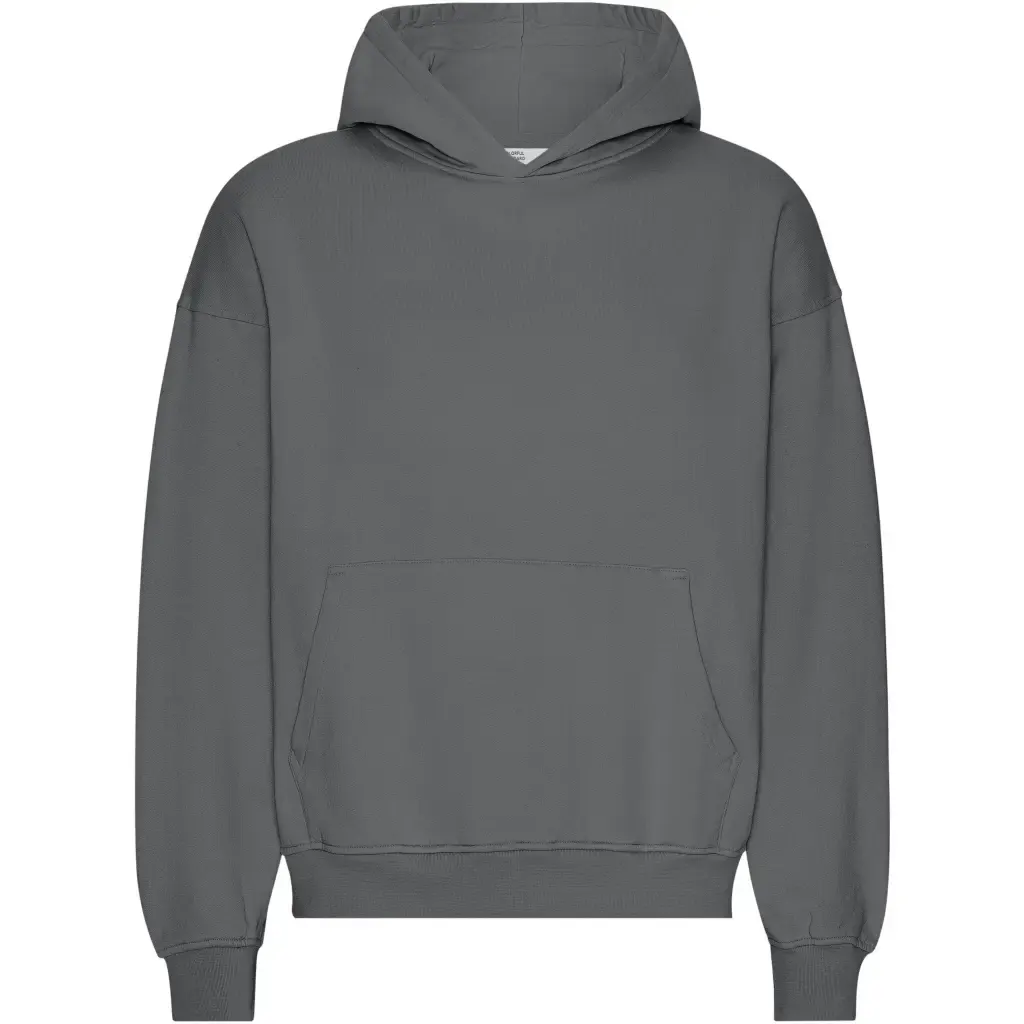 Sweatshirt à capuche oversize Colorful Standard Organic Lava Grey