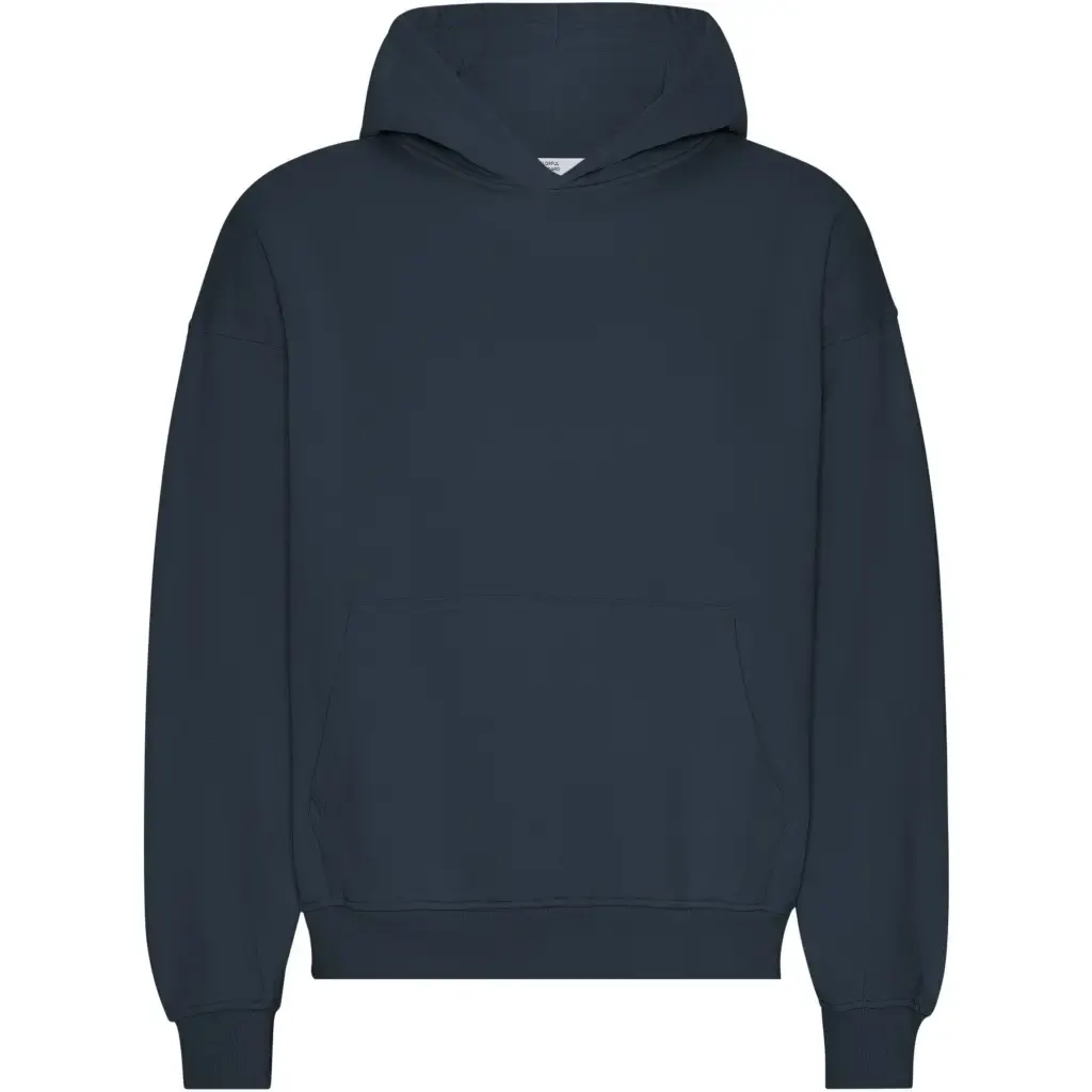 Sweatshirt à capuche oversize Colorful Standard Organic Navy Blue