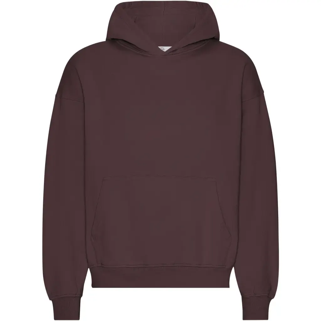 Sweatshirt à capuche oversize Colorful Standard Organic Oxblood Red