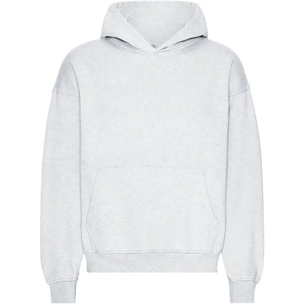 Sweatshirt à capuche oversize Colorful Standard Organic Snow Melange