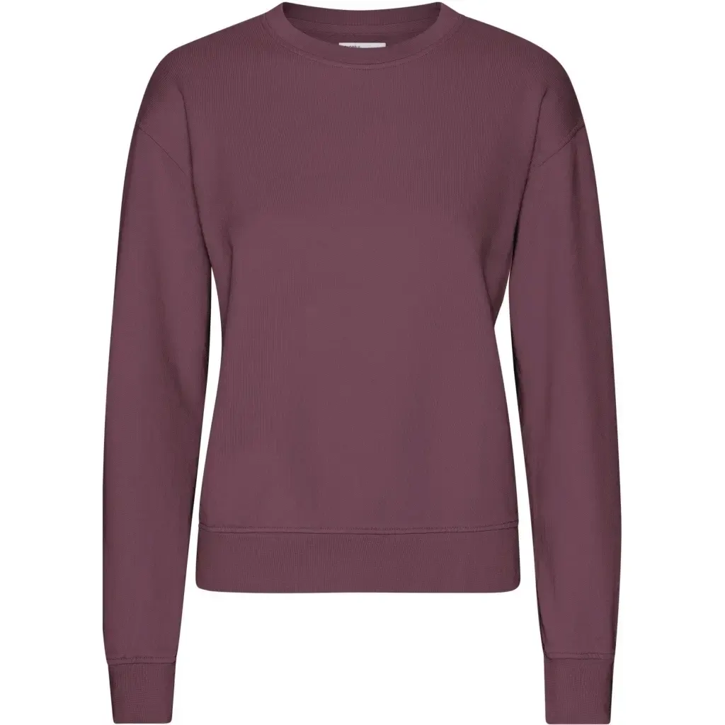 Sweatshirt col rond femme Colorful Standard Classic Organic Dusty Plum
