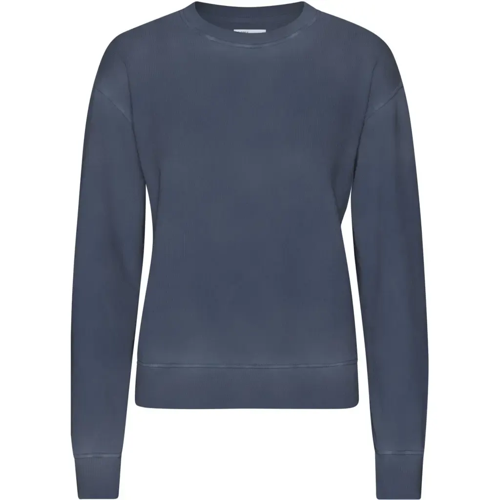 Sweatshirt col rond femme Colorful Standard Classic Organic Neptune Blue