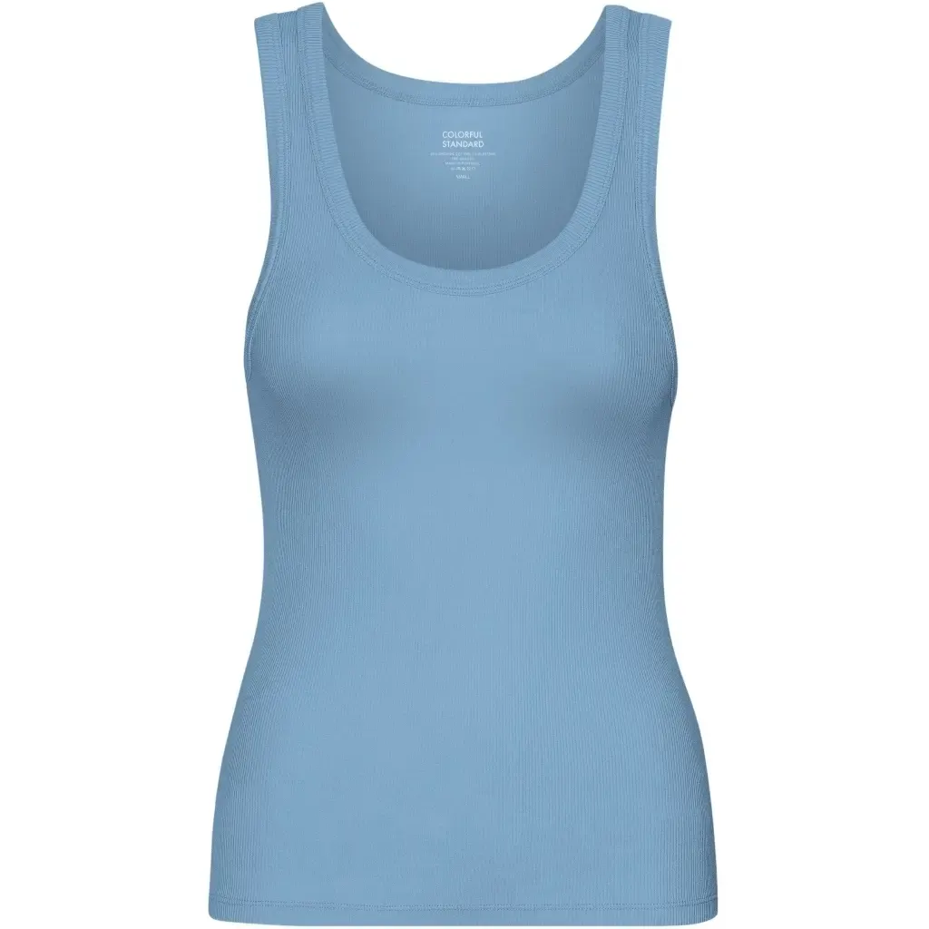 Débardeur col rond femme Colorful Standard Classic Organic Seaside Blue