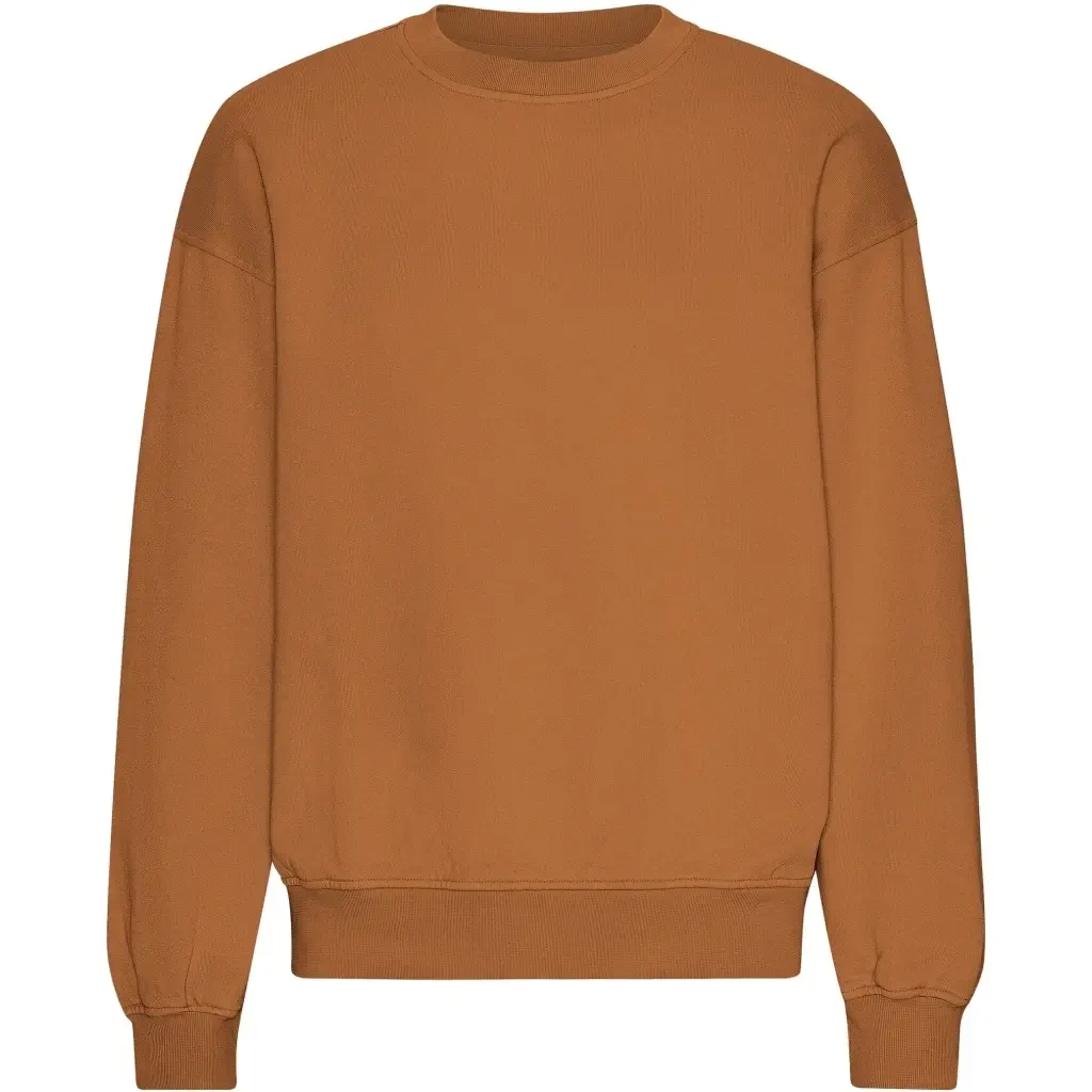 Sweatshirt col rond oversize Colorful Standard Organic Ginger Brown