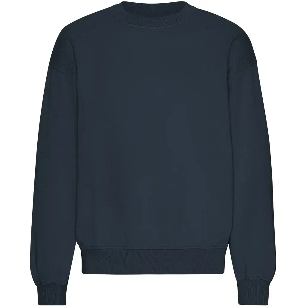 Sweatshirt col rond oversize Colorful Standard Organic Marine Blue